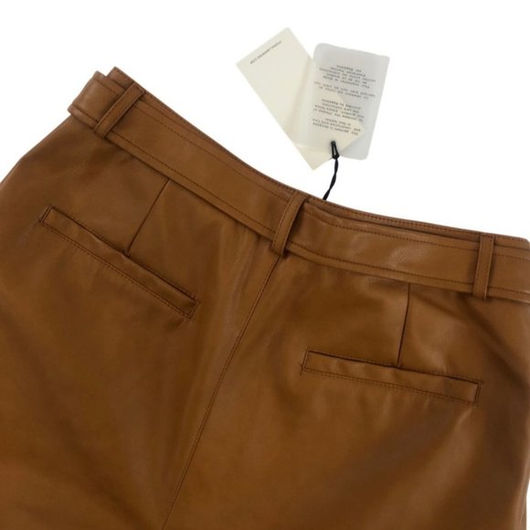 NWT 7 For All Mankind Faux Leather Wide Leg Pants - Picture 5 of 11